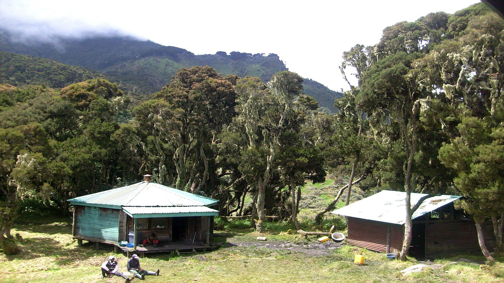 Camping site at John Matte Hut; one of the routes along the hike to Margherita Peak 